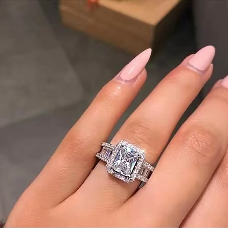Diamond Ring For Women | Elegant Design | Perfect Gift-White-6.0-State of Style