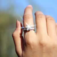 Diamond Ring For Women | Elegant Design | Perfect Gift-White-6.0-State of Style