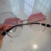 DiamondGlasses | Stylish Women's Sunglasses-Champagne-State of Style