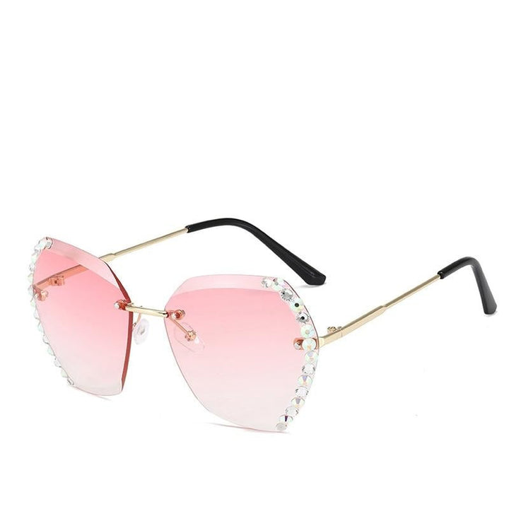 DiamondGlasses | Stylish Women's Sunglasses-Gradient Pink-State of Style
