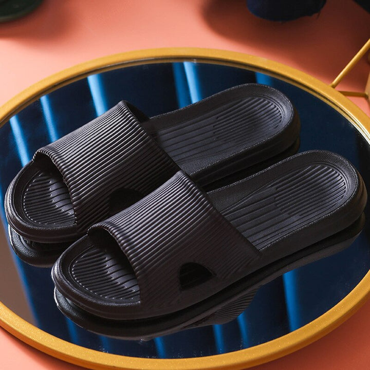 DiamondSlippers | Flip Flops for Women-Black-5.0-6.0-State of Style