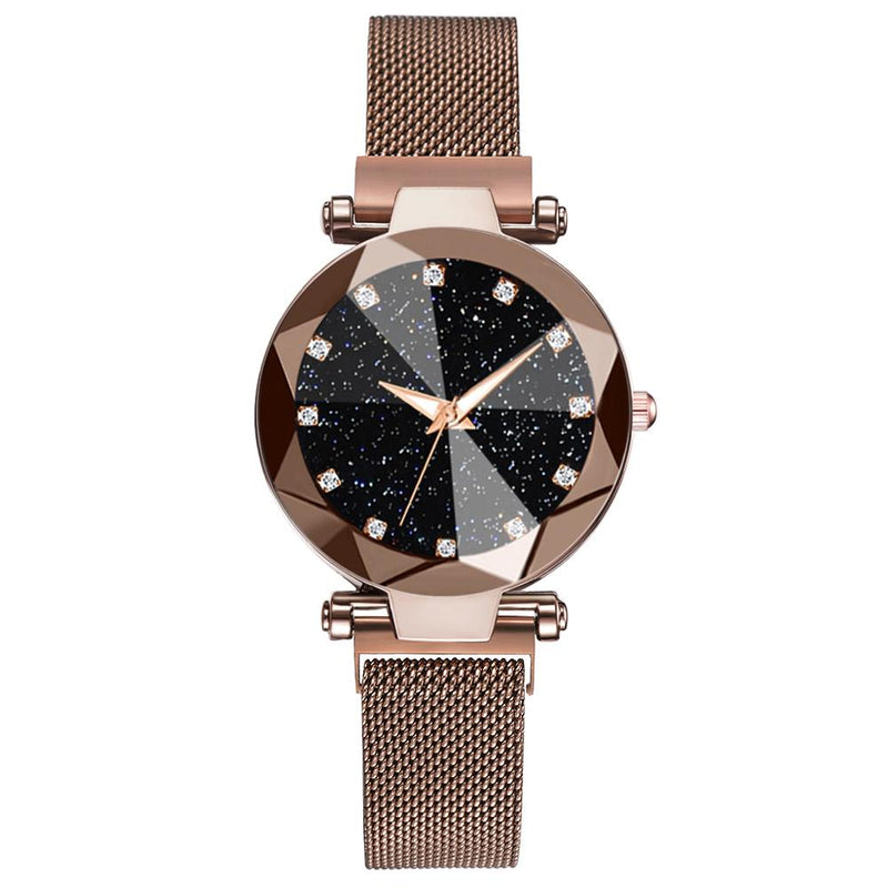 DiamondWatch | Watch for Women-Brown-State of Style