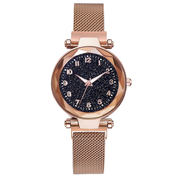 DiamondWatch | Watch for Women-Gold-State of Style