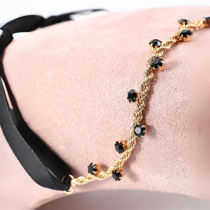 Dianna 1920s Feather Hairband-Black-State of Style