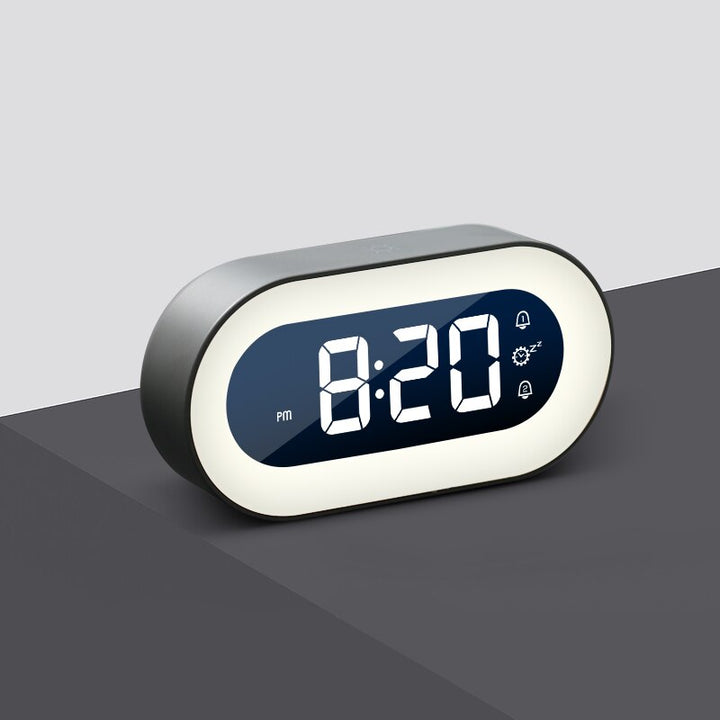 Digital Alarm Clock with Nightlight – Lumino-White-State of Style