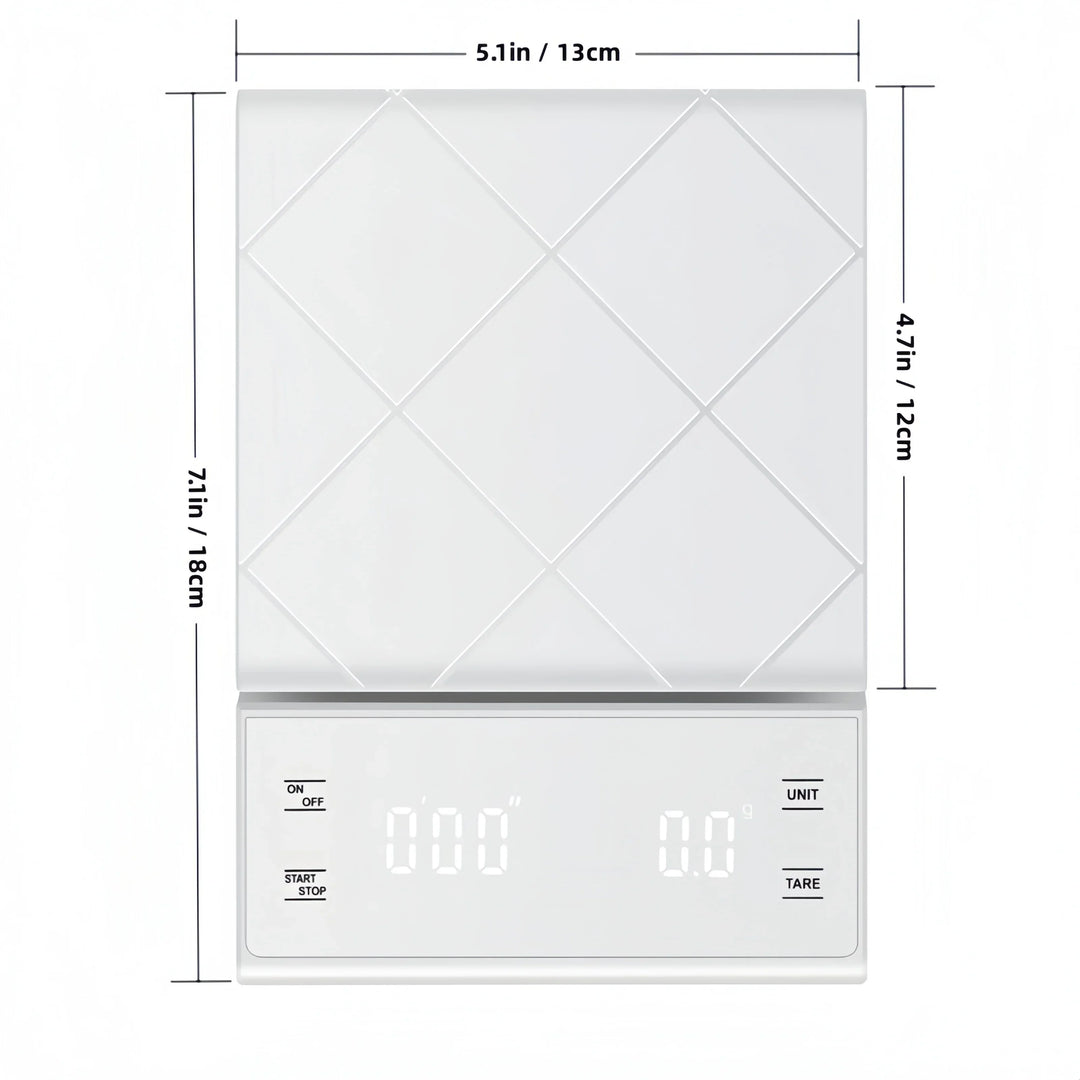 Digital Kitchen Scale - PerfectScale-3Kg-White-State of Style