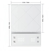 Digital Kitchen Scale - PerfectScale-White-3kg-State of Style
