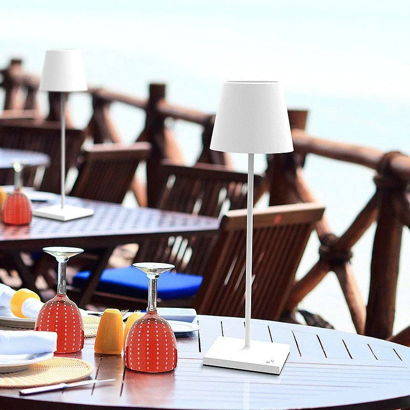 Dimmable Long Table Lamp - LumiLuxe-Gold-State of Style