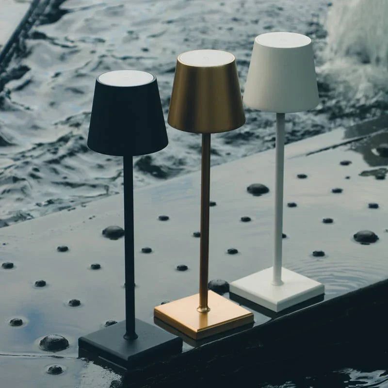 Dimmable Long Table Lamp - LumiLuxe-Gold-State of Style