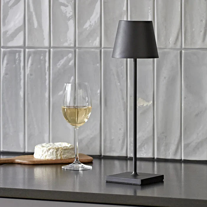 Dimmable Long Table Lamp - LumiLuxe-Matte Black-State of Style