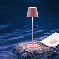 Dimmable Long Table Lamp - LumiLuxe-Matte Pink-State of Style