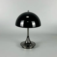 Dimmable & Wireless Flower Button Lamp - BloomGlow-Black-State of Style
