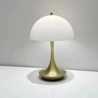 Dimmable & Wireless Flower Button Lamp - BloomGlow-Gold White-State of Style