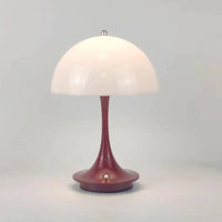 Dimmable & Wireless Flower Button Lamp - BloomGlow-Red White-State of Style