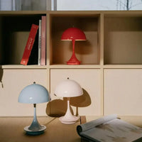 Dimmable & Wireless Flower Button Lamp - BloomGlow-White-State of Style