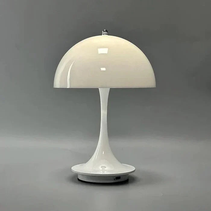Dimmable & Wireless Flower Button Lamp - BloomGlow-White-State of Style