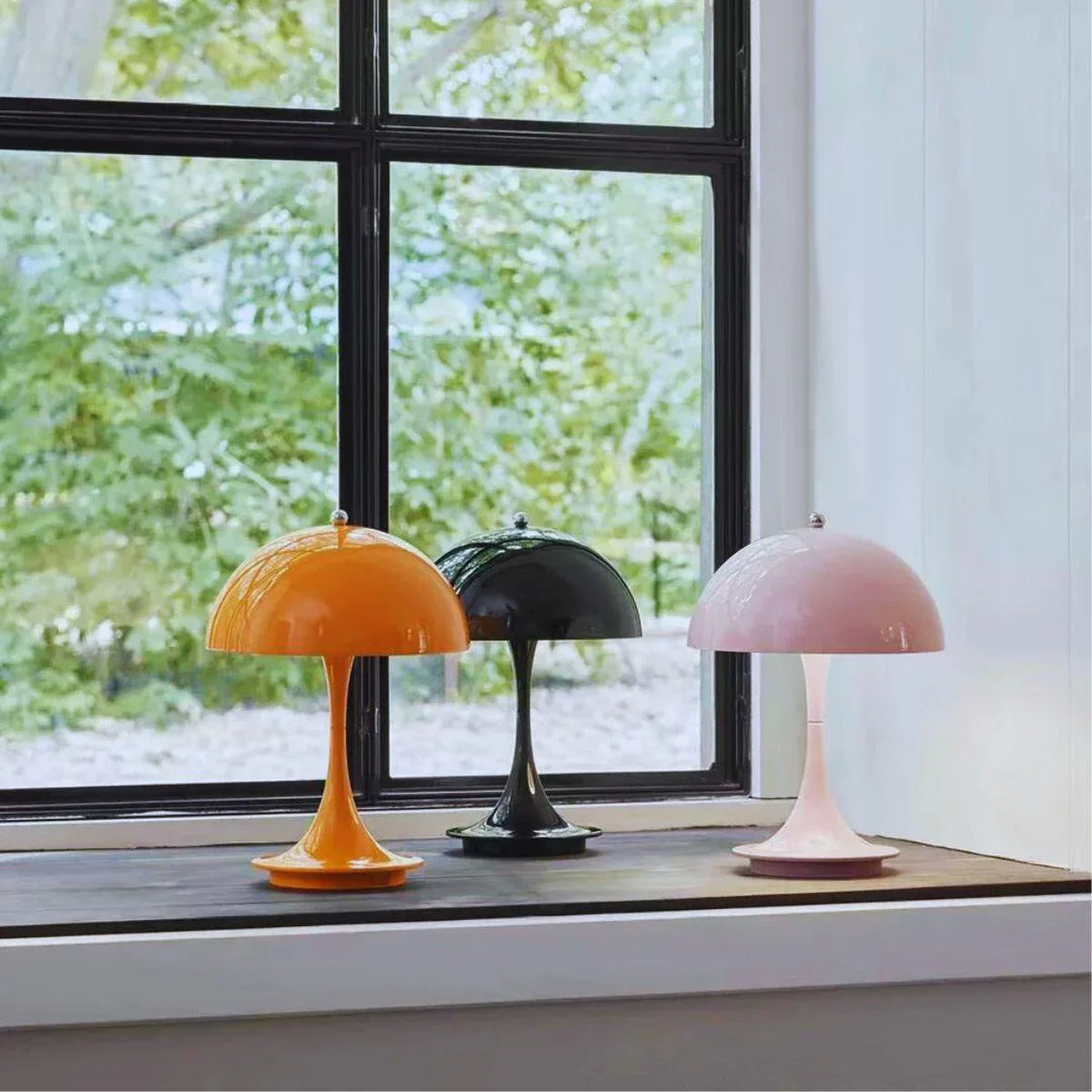 Dimmable & Wireless Flower Button Lamp - BloomGlow-White-State of Style