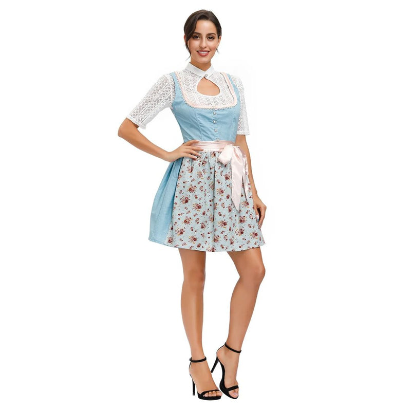 Dirndl Alexandra – Classic Bavarian Oktoberfest Dress-Black-M-State of Style