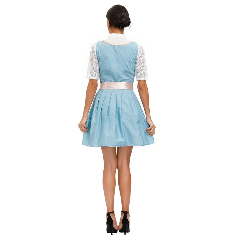 Dirndl Alexandra – Classic Bavarian Oktoberfest Dress-Black-M-State of Style