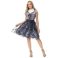 Dirndl Alexandra – Classic Bavarian Oktoberfest Dress-Black-M-State of Style