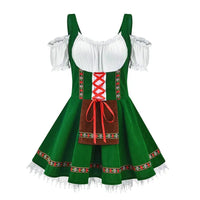 Dirndl Amanda – Traditional Bavarian Oktoberfest Costume-Green-S-State of Style