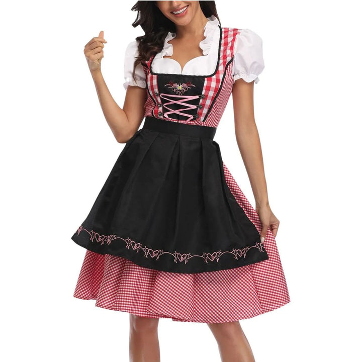 Dirndl Andrea – Traditional Bavarian Oktoberfest Dress-Black-XS-State of Style
