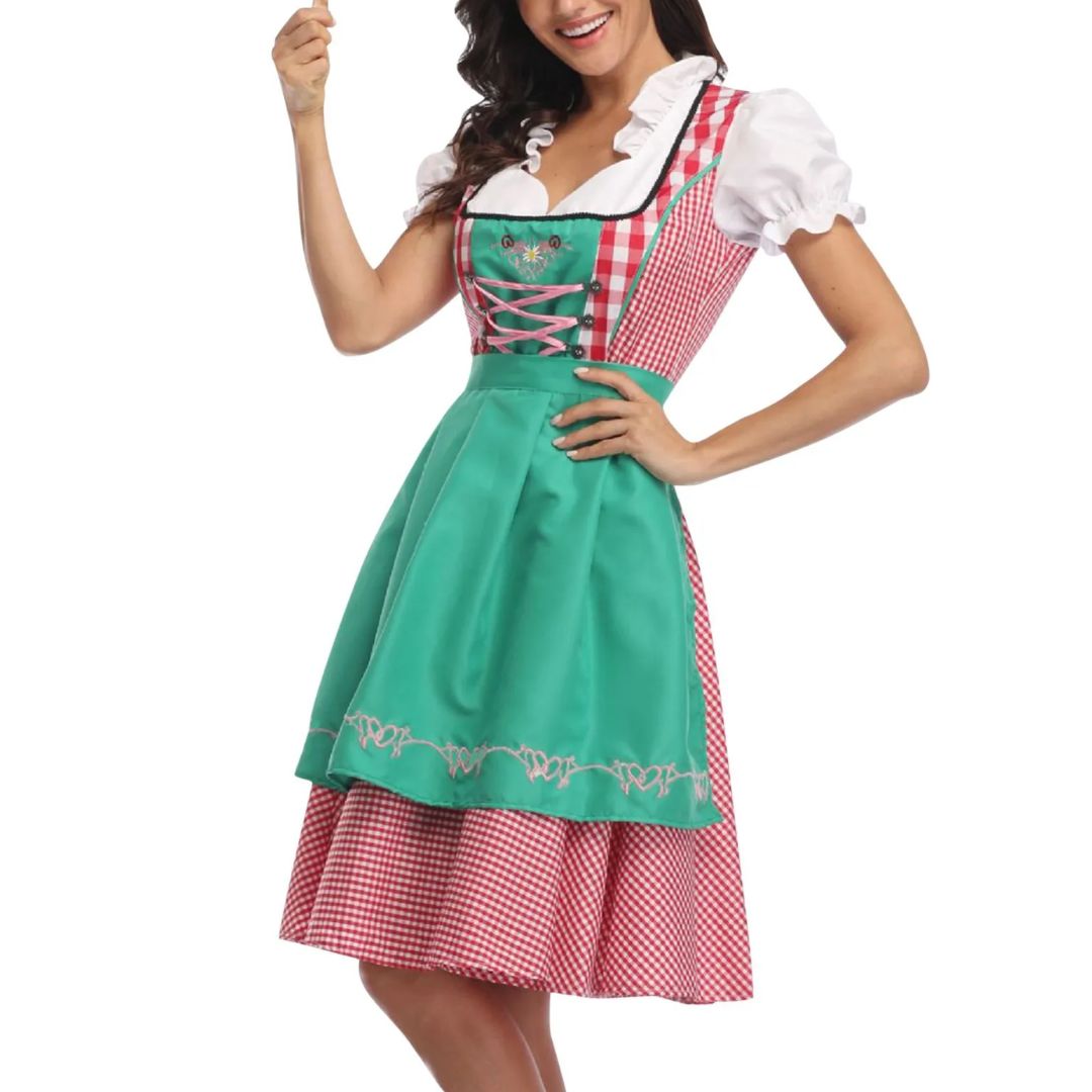 Dirndl Andrea – Traditional Bavarian Oktoberfest Dress-Green-XS-State of Style