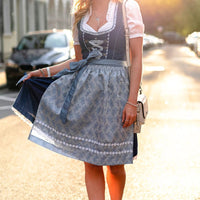 Dirndl Angela – Retro Bavarian Oktoberfest Dress with High Waist-XS-State of Style
