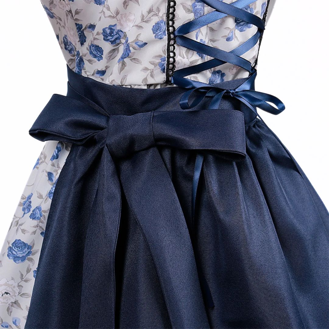 Dirndl Arlene – Traditional Bavarian Oktoberfest Dress with Apron-S-State of Style