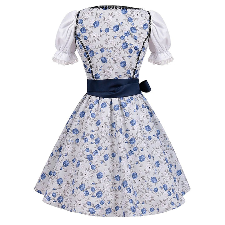 Dirndl Arlene – Traditional Bavarian Oktoberfest Dress with Apron-S-State of Style