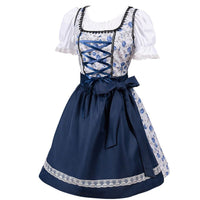 Dirndl Arlene – Traditional Bavarian Oktoberfest Dress with Apron-S-State of Style