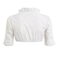 Dirndl Blouse Josephine – Elegant Lace Oktoberfest Crop Top-S-State of Style