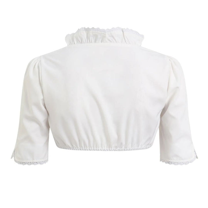 Dirndl Blouse Josephine – Elegant Lace Oktoberfest Crop Top-S-State of Style