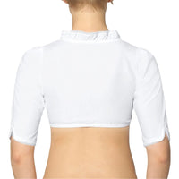 Dirndl Blouse Josephine – Elegant Lace Oktoberfest Crop Top-S-State of Style