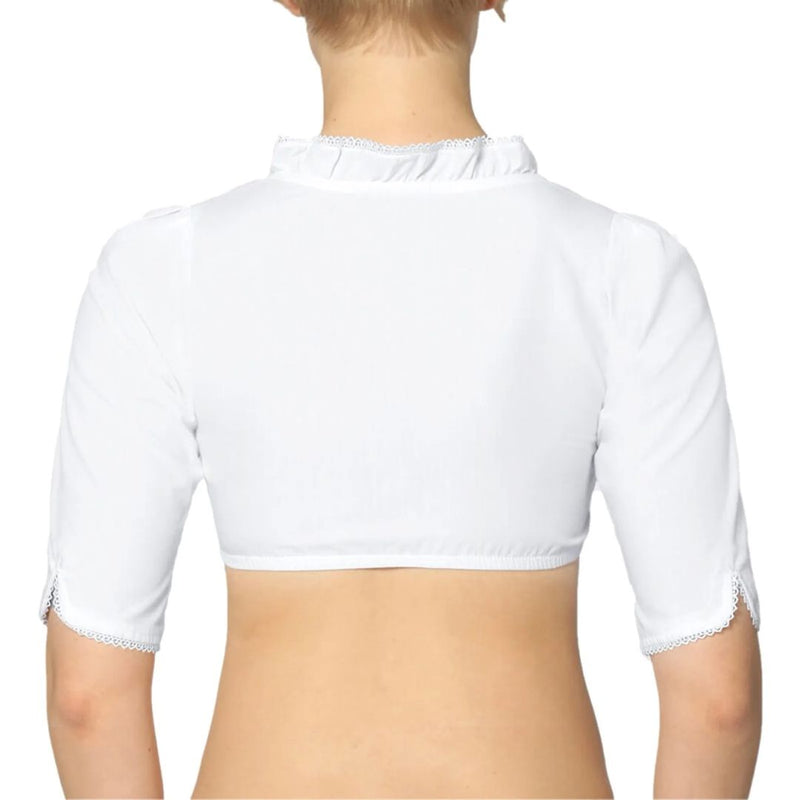 Dirndl Blouse Josephine – Elegant Lace Oktoberfest Crop Top-S-State of Style