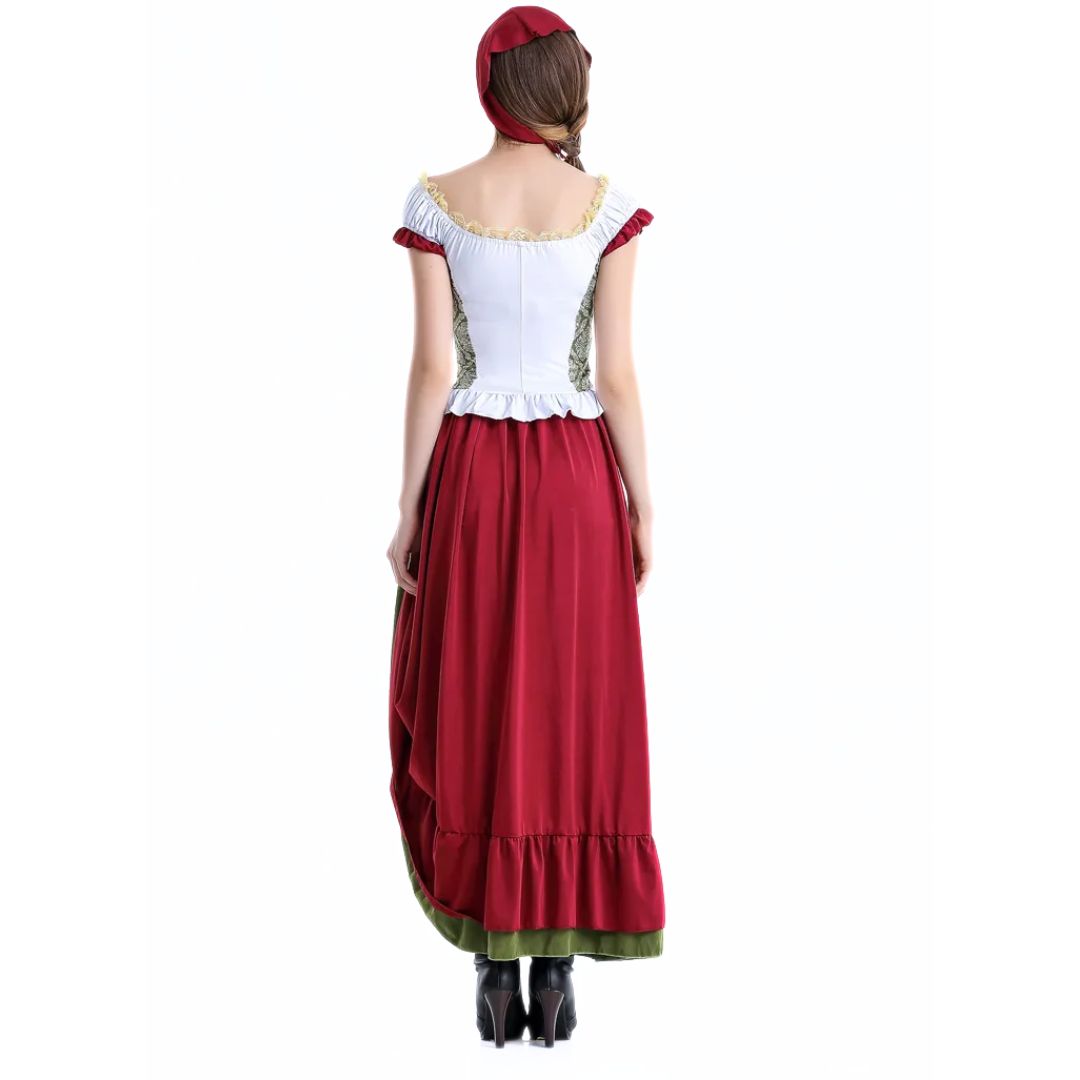 Dirndl Camille – Elegant & Sexy Bavarian Oktoberfest Dress-Long-S-State of Style
