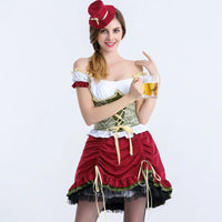 Dirndl Camille – Elegant & Sexy Bavarian Oktoberfest Dress-Long-S-State of Style