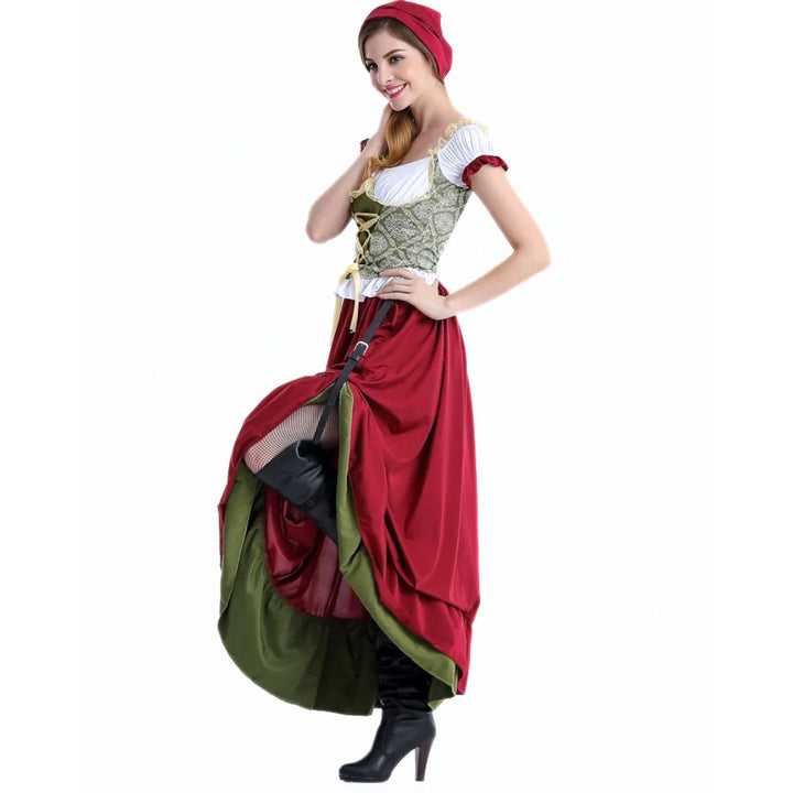Dirndl Camille – Elegant & Sexy Bavarian Oktoberfest Dress-Long-S-State of Style