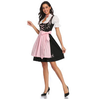 Dirndl Franchesca – Elegant & Sexy Bavarian Oktoberfest Dress-Pink-S-State of Style