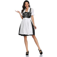 Dirndl Franchesca – Elegant & Sexy Bavarian Oktoberfest Dress-White-S-State of Style