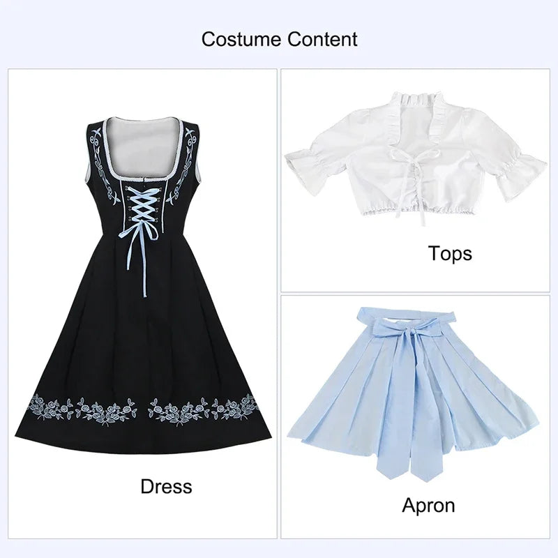Dirndl Greta – Bavarian Beauty Oktoberfest Costume-S-State of Style