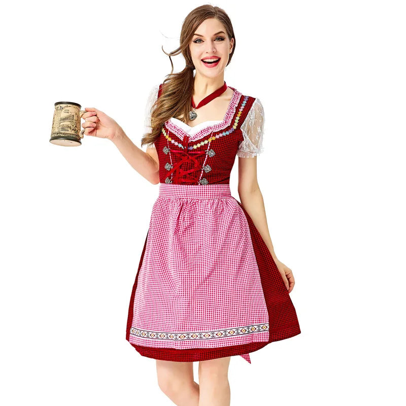 Dirndl Liesbeth: Oktoberfest Bavarian Costume for Women-S-State of Style
