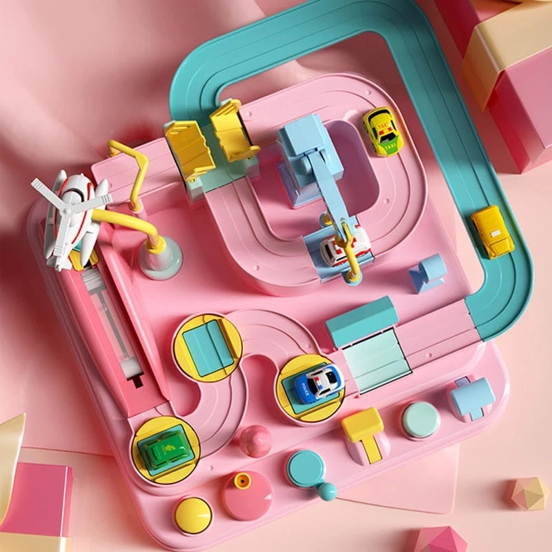 Discover the World of Mechanics | Educational Race Track for Children – Lio-Emerald blue-State of Style