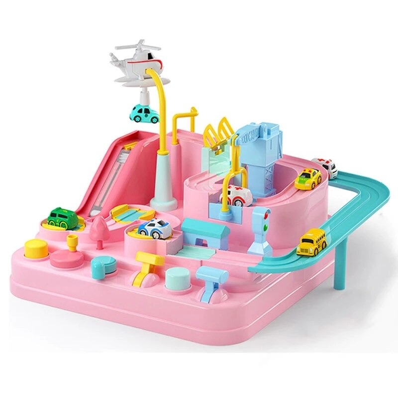 Discover the World of Mechanics | Educational Race Track for Children – Lio-Pink-State of Style