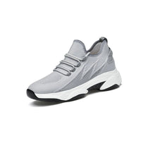Discreetly stylish men's sneakers – MaxLift Boost-Gray +10CM-4.5-State of Style