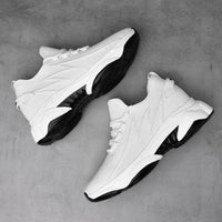 Discreetly stylish men's sneakers – MaxLift Boost-White +10CM-4.5-State of Style