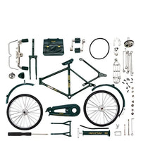 DIY Bike Model Scale - RetroCycle-Green (do-it-yourself)-State of Style