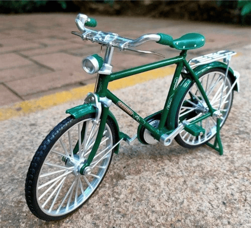 DIY Bike Model Scale - RetroCycle-Green (Finished)-State of Style