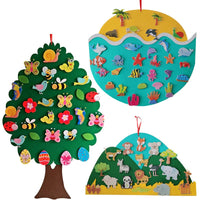 DIY Felt Board for Kids - AnimalAdventure-Mountain-State of Style