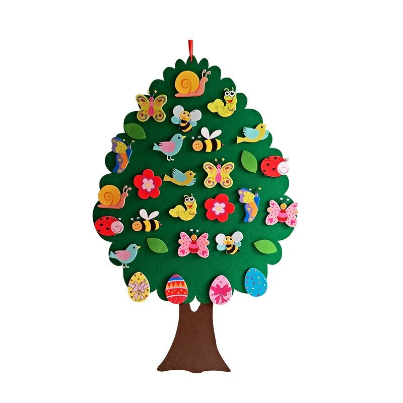 DIY Felt Board for Kids - AnimalAdventure-Tree-State of Style